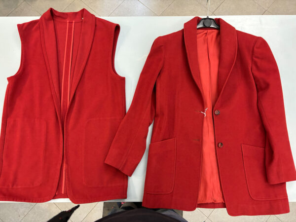 Giacca rossa donna - immagine 3