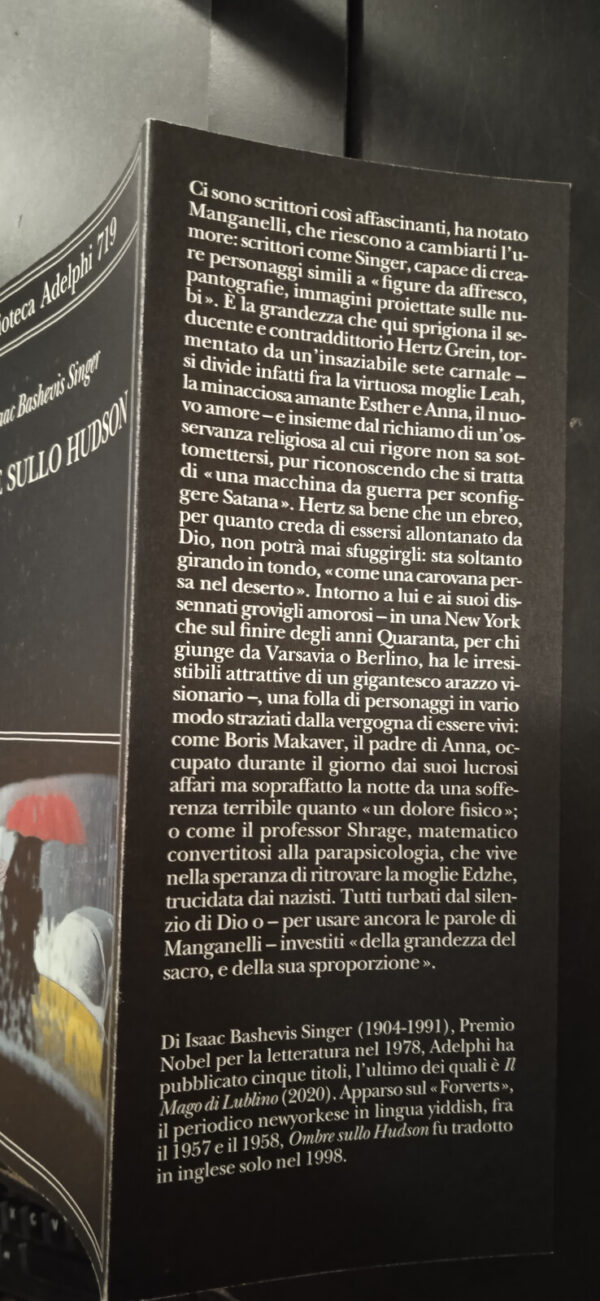 Ombre sullo Hudson – Isaac Bashevis Singer – Adelphi, 2021 - immagine 4