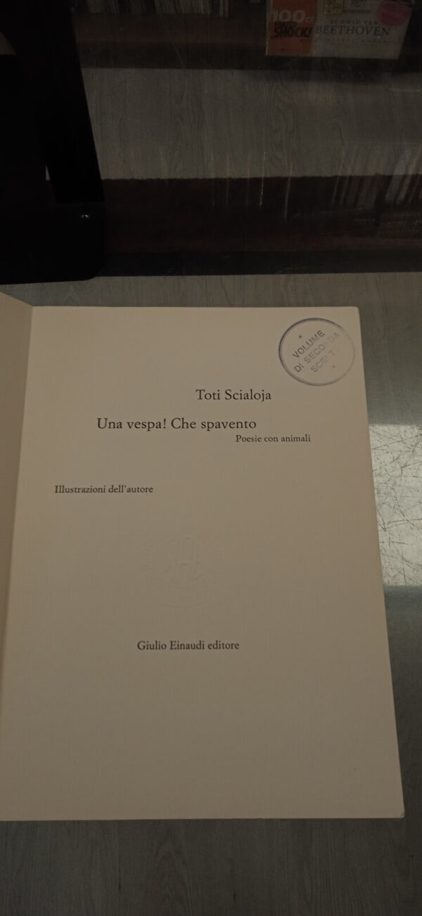 Una vespa! Che spavento. Poesie con animali – Toti Scialoja – Einaudi, 1975 - immagine 7