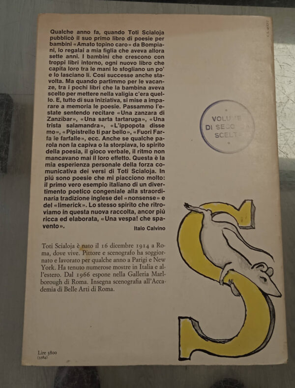 Una vespa! Che spavento. Poesie con animali – Toti Scialoja – Einaudi, 1975 - immagine 5